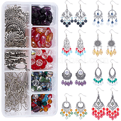 DIY-Sets zur Herstellung von Kronleuchter-Ohrringen aus Legierung&nbsp;DIY-SC0012-40