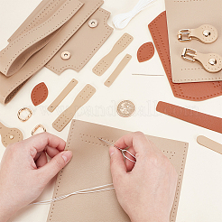 DIY-Umhängetaschen-Sets für Damen aus PU-Leder&nbsp;DIY-WH0430-515A