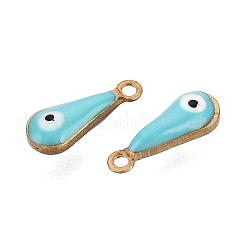 Antike goldene Messing Emaillech&nbsp;KK-Q571-02H