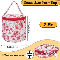 Сумка-цилиндр на молнии из поликоттона&nbsp;AJEW-WH20011-19B