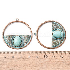 Legierung mit synthetischen Türkis Anhänger&nbsp;FIND-B055-01F