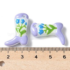 Cuentas de vidrio pintadas cuentas de esmalte&nbsp;X1-BLOW-D300-01E