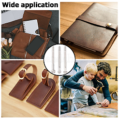 3 шт. 3-х видов стальных инструментов для штамповки кожи&nbsp;TOOL-CL0001-02