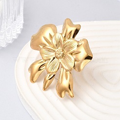 Открытые манжеты из нержавеющей стали 304 для женщин&nbsp;RJEW-A091-22G