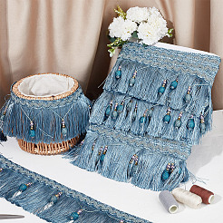 Отделка из полиэстерового кружева с кисточками длиной 6 м&nbsp;OCOR-OC0001-51B