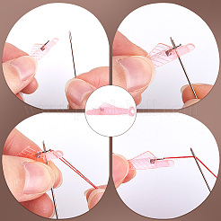 50 шт. нитевдеватели для швейной машины в форме рыбы DIY-CP0011-20B