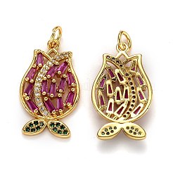 Латунные микро проложить кубического циркония подвески&nbsp;ZIRC-L100-031G