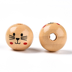 Европейский бисер из натурального дерева&nbsp;LS-X-WOOD-S055-16A