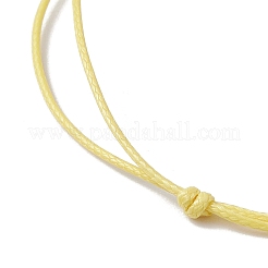 Bracelets de perles tressées en polyester ciré&nbsp;BJEW-JB11105