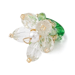 Прозрачные стеклянные подвески&nbsp;PALLOY-MZ00722-04