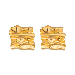Geometrische Wellen-Ohrstecker aus Edelstahl 304 für Damen&nbsp;WQ3857-1