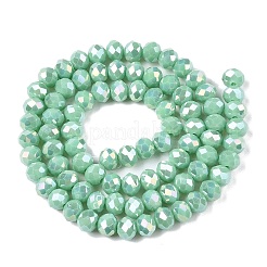 Стеклянные бусины с гальваническим покрытием &nbsp;X-EGLA-A044-P6mm-B14