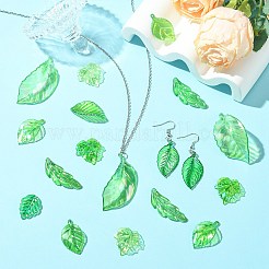 160 шт. 8 стиля акриловые подвески с УФ-покрытием&nbsp;OACR-CJ0002-55