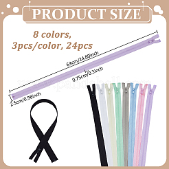 24 шт. 8 цвета аксессуаров для одежды&nbsp;FIND-NB0006-77B