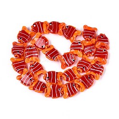 Бусины лэмпворк &nbsp;LAMP-T021-34F