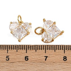 Латунные микро проложить кубического циркония подвески&nbsp;KK-D424-07G