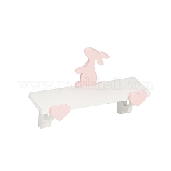 Support de rangement miniature en bois pour lapin amoureux&nbsp;PW-WG68AA4-01