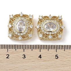 Perles de zircone cubique micro pave en Laiton&nbsp;KK-G491-36G-04