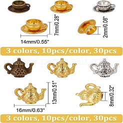 60 шт. 6 стильных маленьких подвесок-шармов ручной работы из сплава&nbsp;FIND-CA0005-01