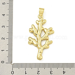 Подвески из кубического циркония с покрытием из латуни&nbsp;X-KK-U029-11G-02