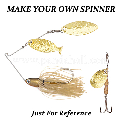 420 pz 14 stili di lame rotanti per attrazione da pesca in lega&nbsp;FIND-FH0017-14