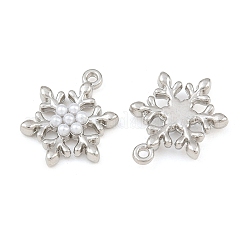 Pendentifs en alliage et plastique ABS avec perles&nbsp;PL-CBAF039-01P