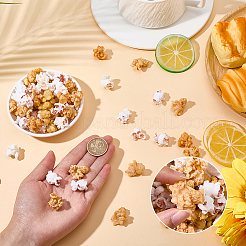 80 pz 8 stili di ornamenti in miniatura di popcorn di plastica&nbsp;RESI-SC0006-92