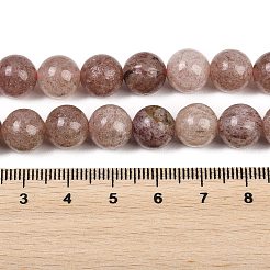 Natürlichen Erdbeere Quarzperlen Stränge&nbsp;G-H350-A01-10mm