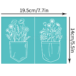 Selbstklebende Siebdruckschablone&nbsp;DIY-WH0337-077