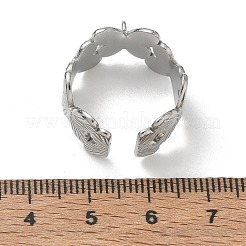 Anillo abierto para brazalete de acero inoxidable 304&nbsp;SA-CBA37BC-05P