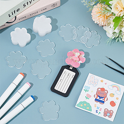 1 комплект прозрачных акриловых пустых значков&nbsp;AJEW-BC0008-07D