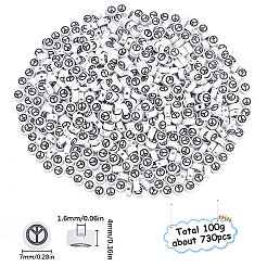 100 г непрозрачных акриловых бусин&nbsp;MACR-SC0001-49