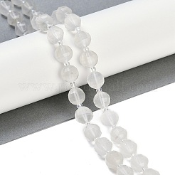 Hilos de abalorios de jade blanco natural&nbsp;G-G182-B21-05