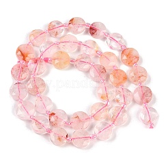 Натуральный красный гематоидный кварц / нити из железистого кварца&nbsp;G-C116-A17-01