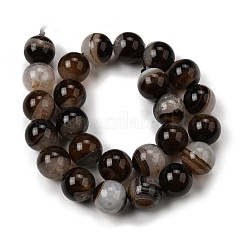 Природный агат бисер нитей&nbsp;G-F820-K06-16mm-01