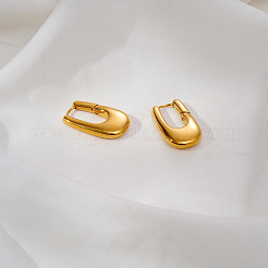 Boucles d'oreilles créoles en acier inoxydable 304 pour femmes&nbsp;QF4793