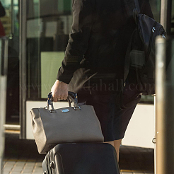 Фиксированная пряжка из искусственной кожи с защитой от потери для багажа&nbsp;AJEW-WH0816-347AB