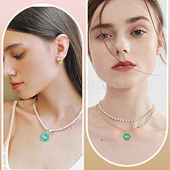 6шт 2 цвета латунные подвески&nbsp;KK-BBC0021-45