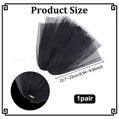 Schulterärmel aus Polyester-Mesh für die Braut&nbsp;AJEW-WH0596-885C