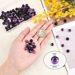 2 нить из натурального полосатого агата/полосчатого агата&nbsp;G-OC0002-24