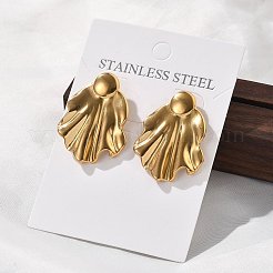 Boucles d'oreilles à tige en acier inoxydable 304 pour femmes&nbsp;EJEW-K306-25G