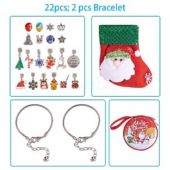 Kit de fabricación de pulseras europeas navideñas diy para regalo de niños&nbsp;JX241A