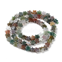 Природного индийского агата бисер нитей&nbsp;G-G085-B48-02