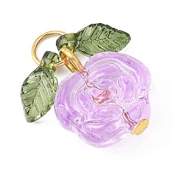 7 шт. 7-цветные прозрачные подвески из обычного стекла&nbsp;PALLOY-JF04620-02