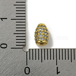 Perline zirconi micro pave  in ottone&nbsp;KK-G493-25C-G