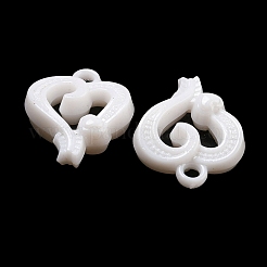 Непрозрачные акриловые подвески ко Дню святого Валентина&nbsp;SACR-L007-042D