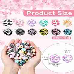 100шт деревянные европейские бусины&nbsp;WOOD-CJ0002-35