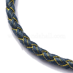 Fabrication de bracelets tressés en cordon polyester&nbsp;MAK-Z003-01P-06