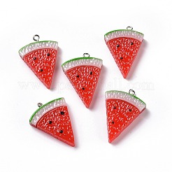 Pendentifs fruits en résine opaque&nbsp;LS-RESI-H144-07