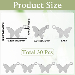 30 шт. подвески из нержавеющей стали&nbsp;STAS-SC0010-21P